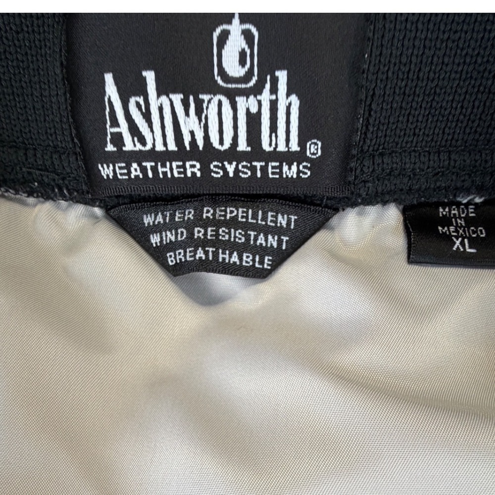 Ashworth Weather Systems Golf‎ Vest Mens XL Tan V-Neck Wind Resistant Breathable - Picture 4 of 5